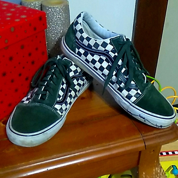 Van's 50th anniversary checker and green size 12 m - Picture 1 of 5
